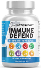 Clean Nutraceuticals Immune Defense Quercetin Zinc Vitamin C

