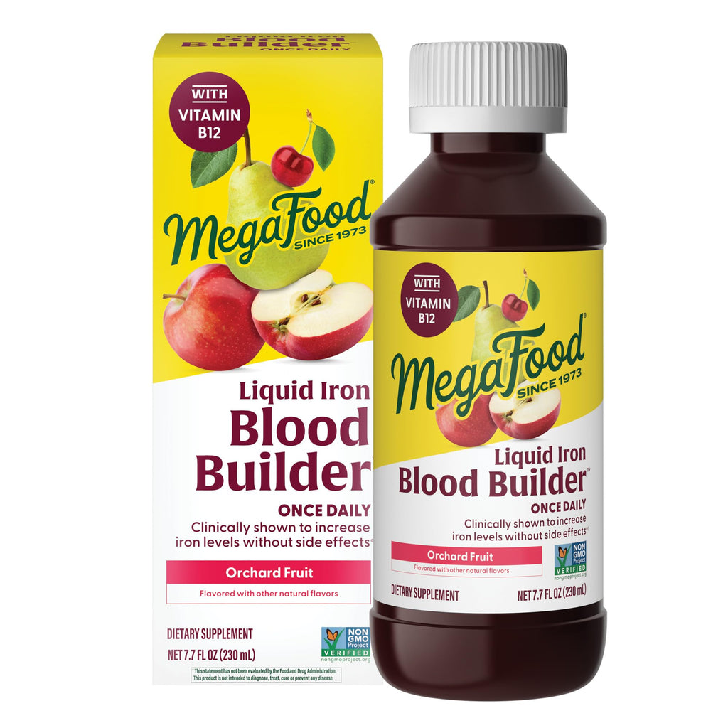Blood Builder Liquid Iron Supplement by MegaFood

