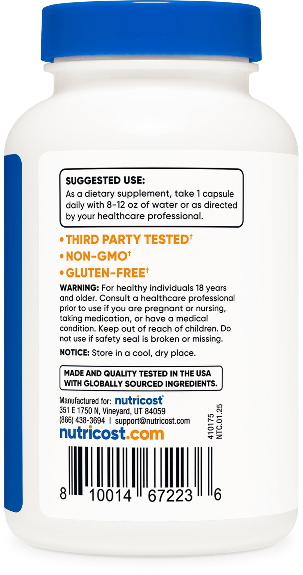 B6 Nutrient Supplement Nutricost

