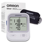 OMRON Silver Upper Arm Blood Pressure Monitor with Bluetooth

