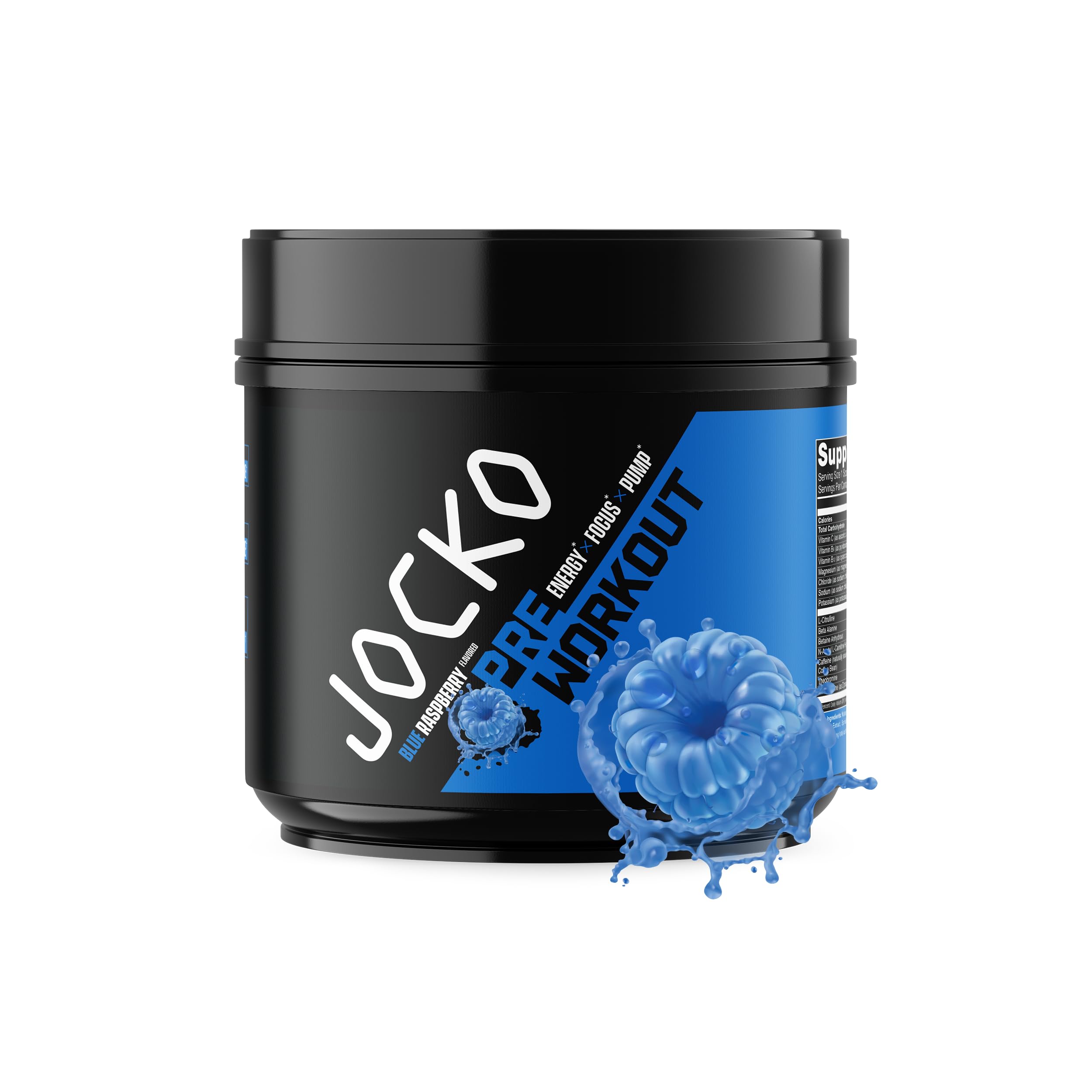Jocko Fuel Pre Workout Powder - Sugar-Free Nootropic Energy

