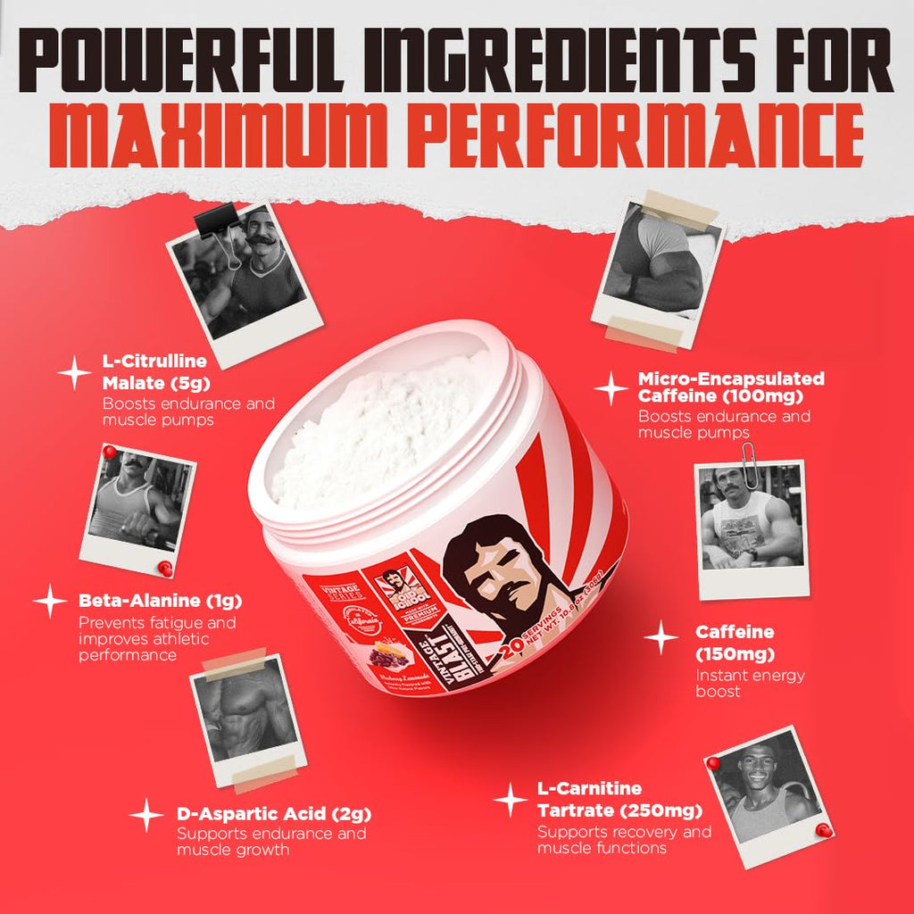 Old School Labs Pre Workout Ultimate 2 Stage Energy & Focus

