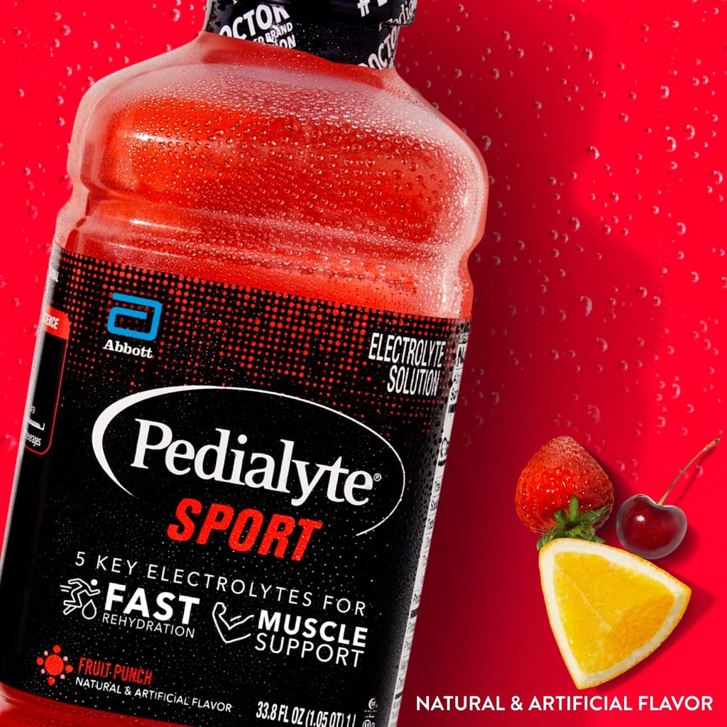 Pedialyte Sport Electrolyte Drink for Fast Hydration

