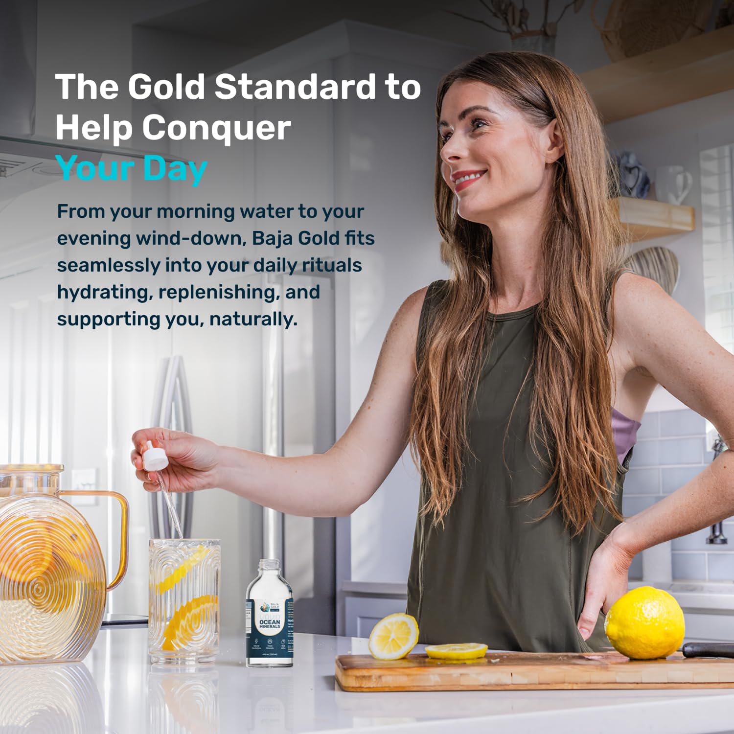 Liquid Ocean Mineral Drops by Baja Gold - Ionic Electrolyte

