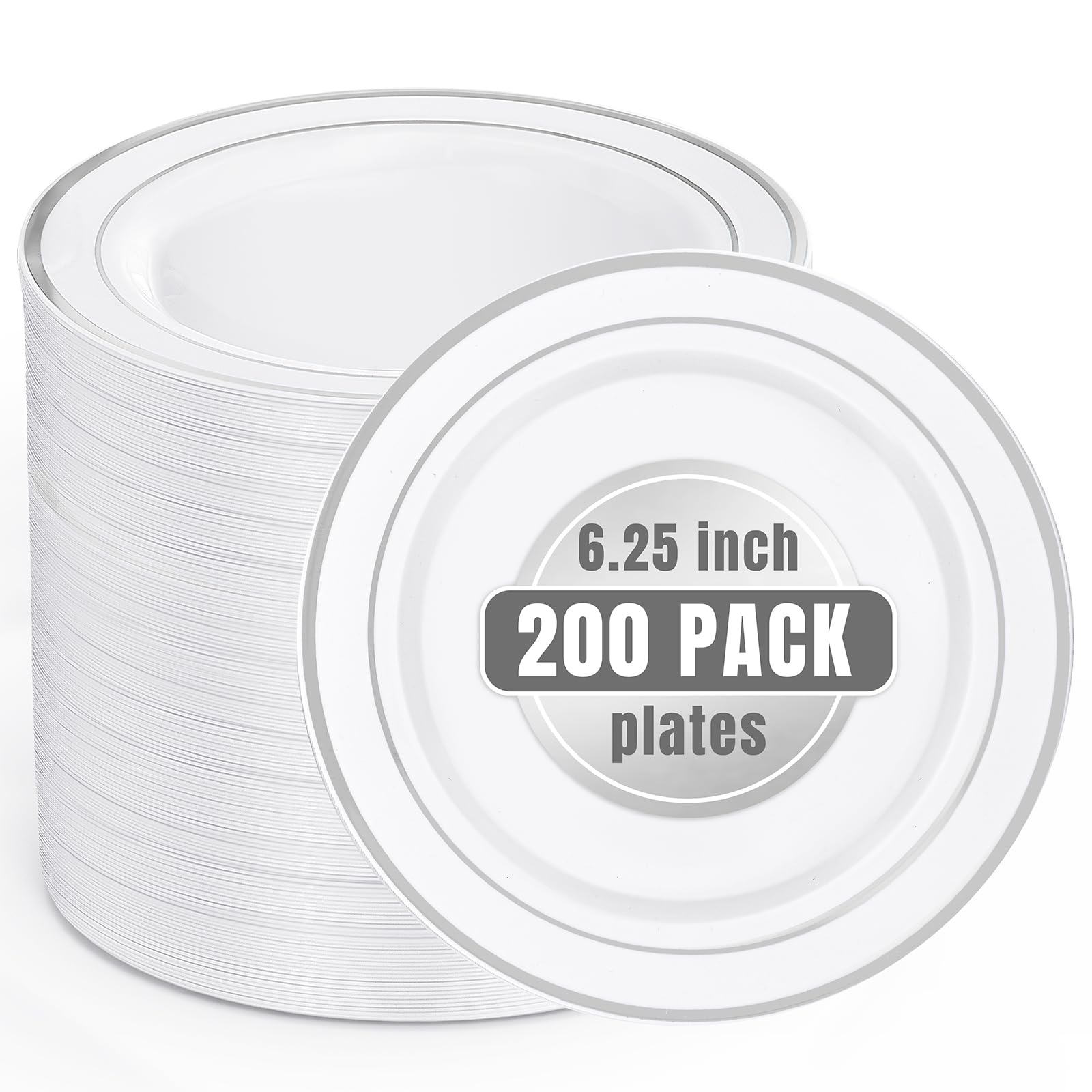 bUCLA Disposable Plates Premium Party Tableware