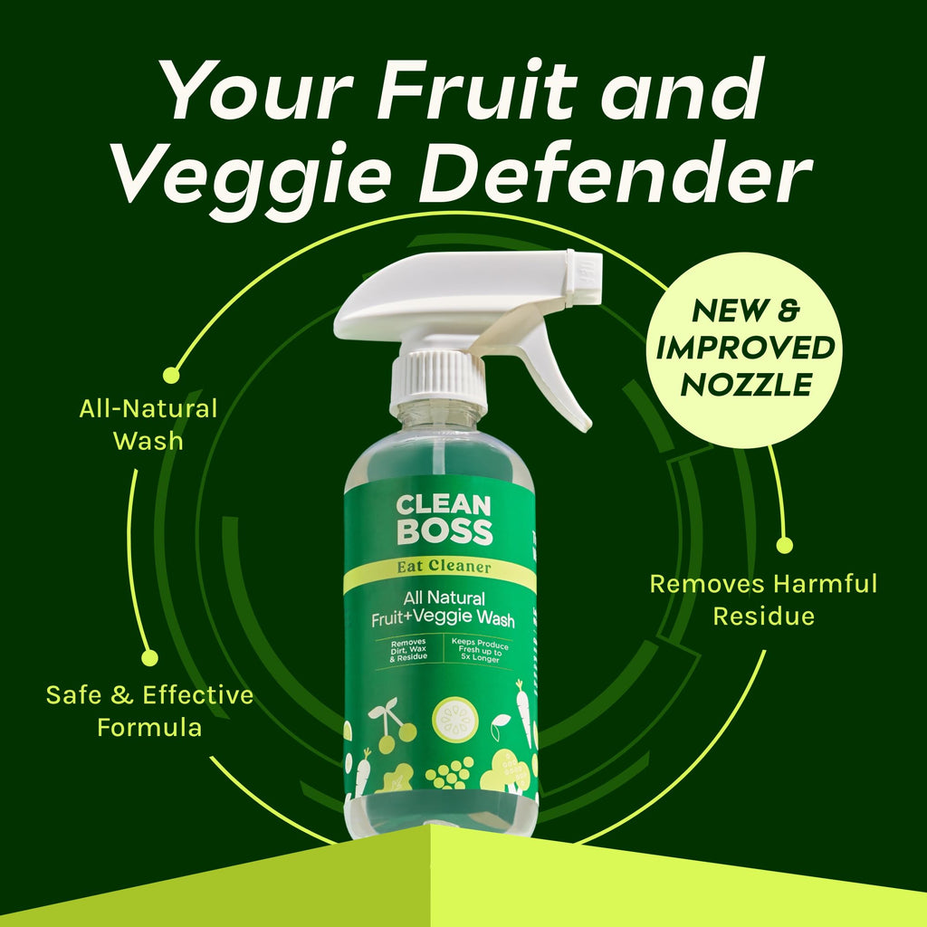Eat Cleaner Fruit & Vegetable Wash by CleanBoss

