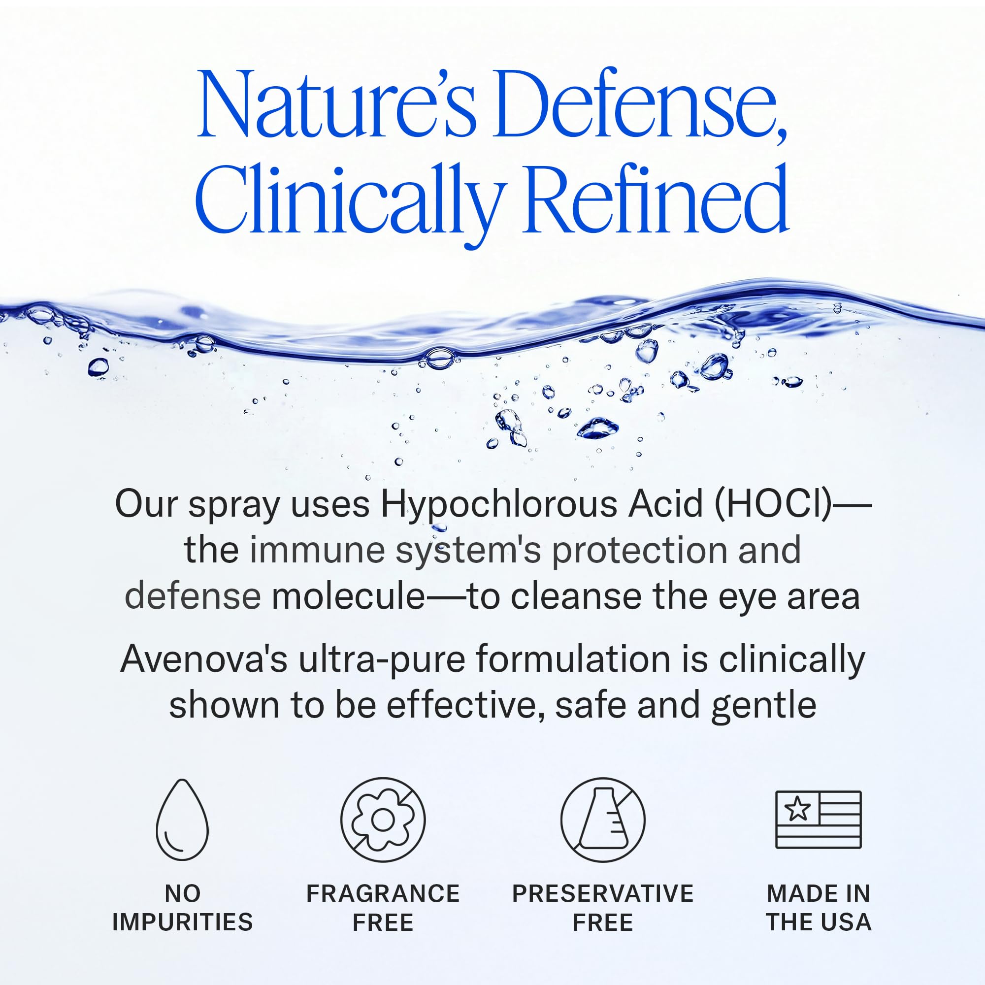 Avenova Eyelid and Eyelash Cleanser Spray with Wipes

