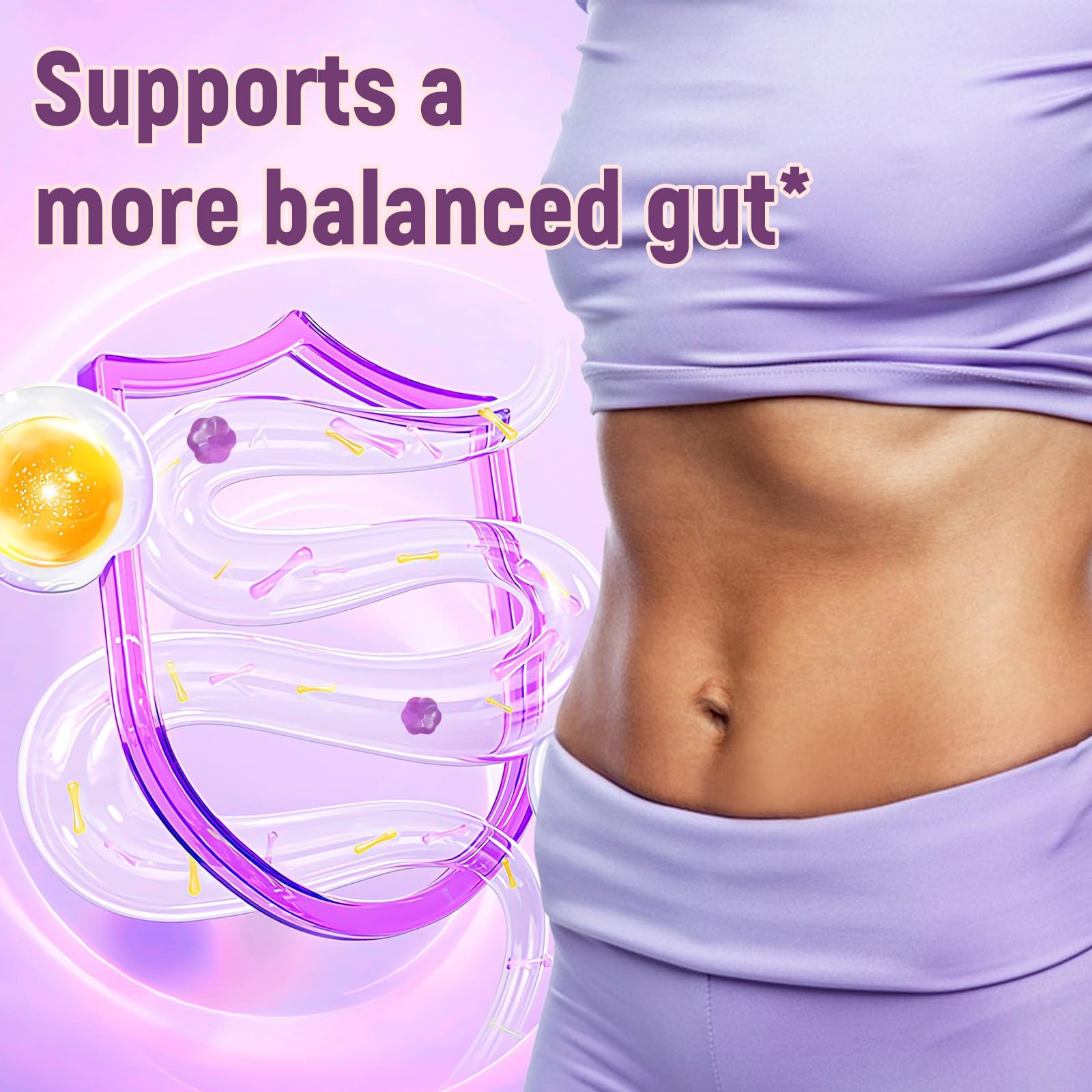 Migcopat Fiber Gummies for Adults with Probiotics & ACV


