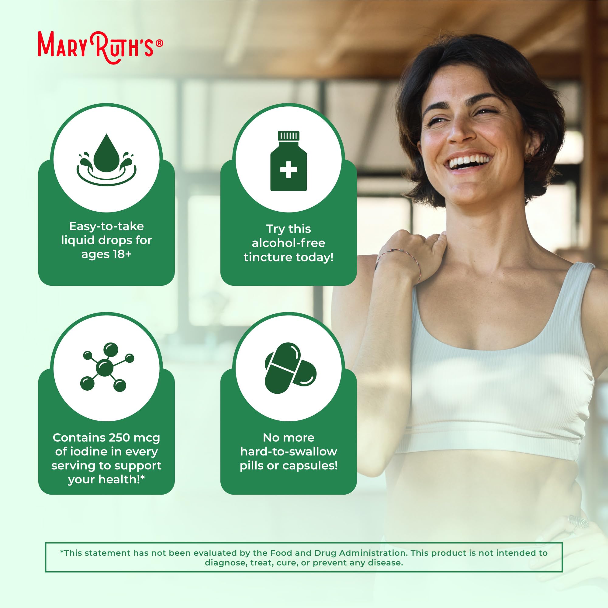 Iodine Liquid Drops by MaryRuth Organics | Thyroid Support

