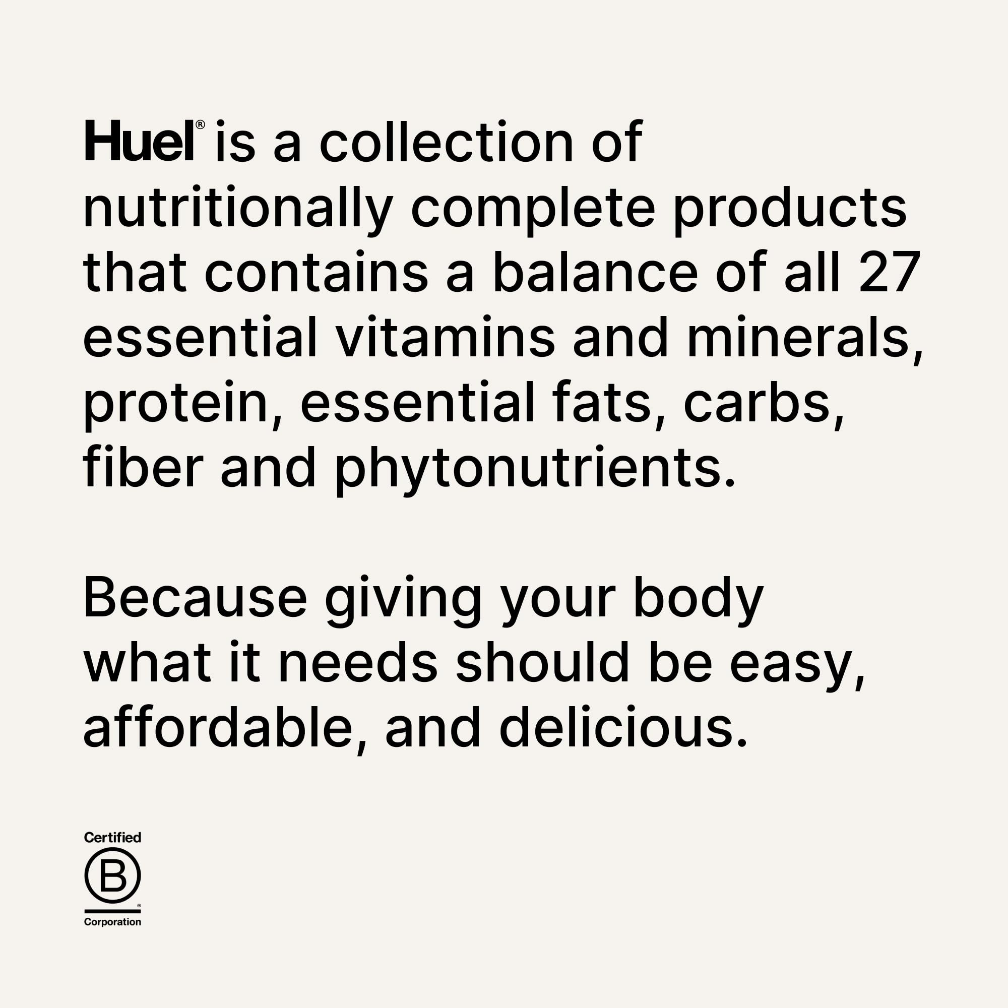 Huel Black Edition Plant-Based Protein Powder

