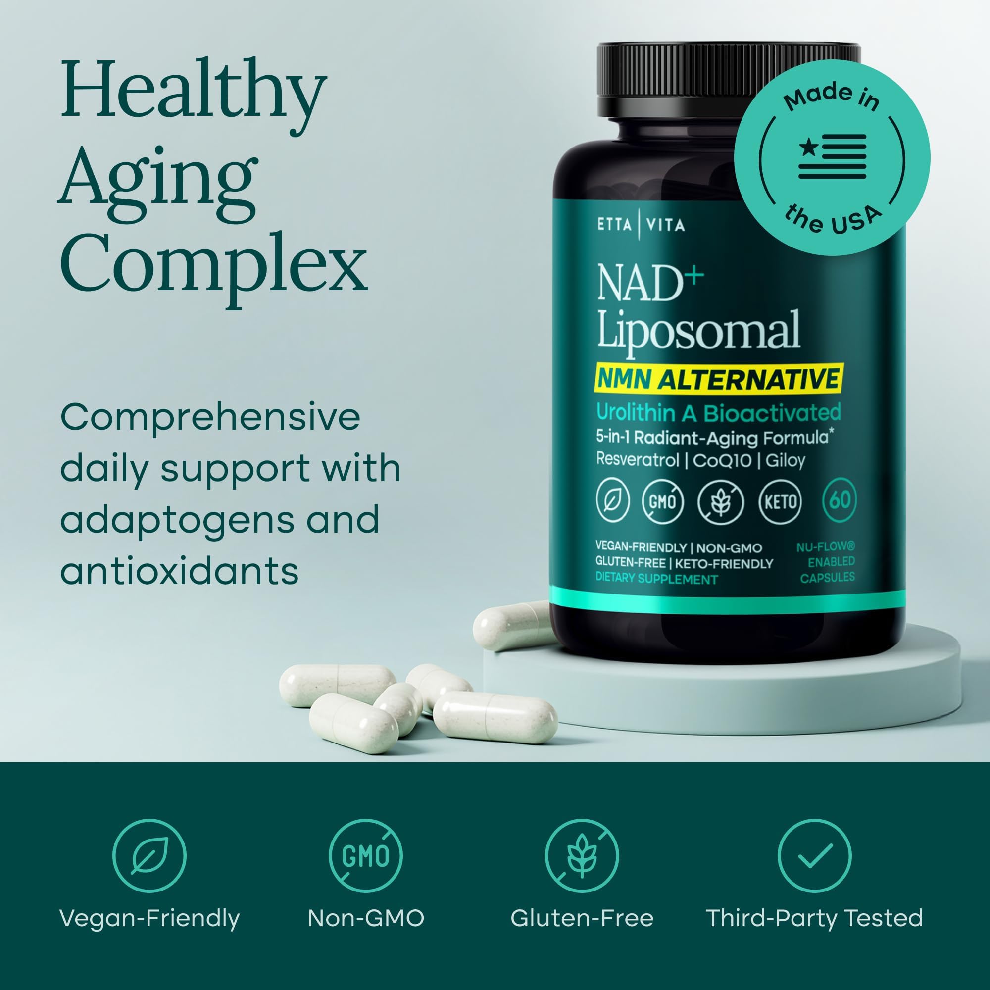 Liposomal Energy Support Supplement | Daily Vitality

