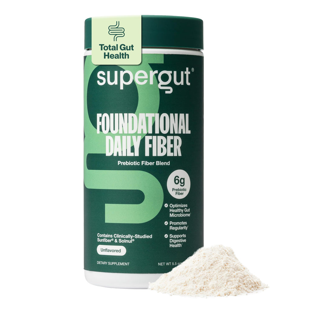 Foundational Daily Fiber Powder by Supergut Prebiotic Blend

