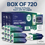 OPTEEL Adult Wet Wipes for Incontinence and Elder Care

