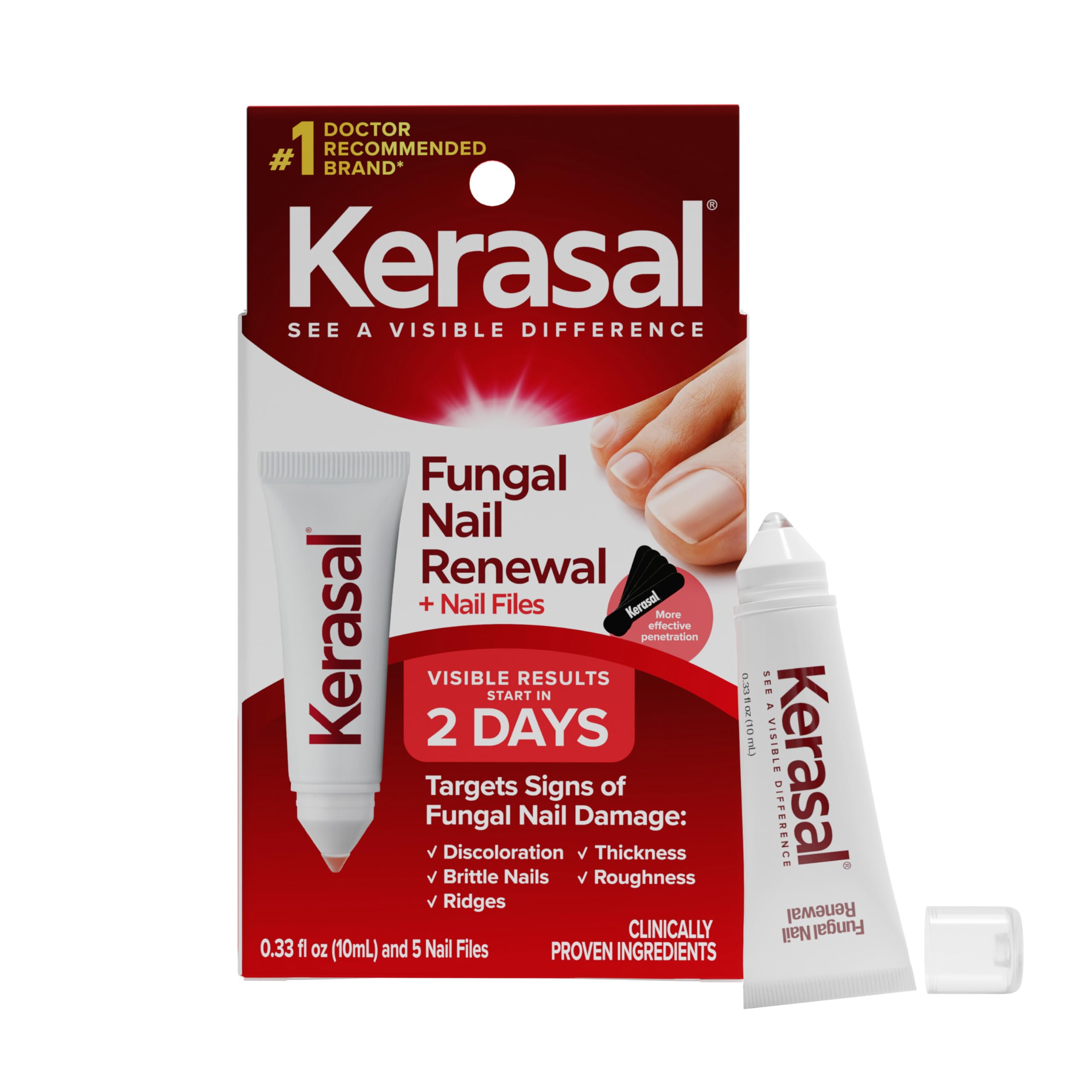 Kerasal Nail Renewal Restorative Nail Repair for Damaged Nails