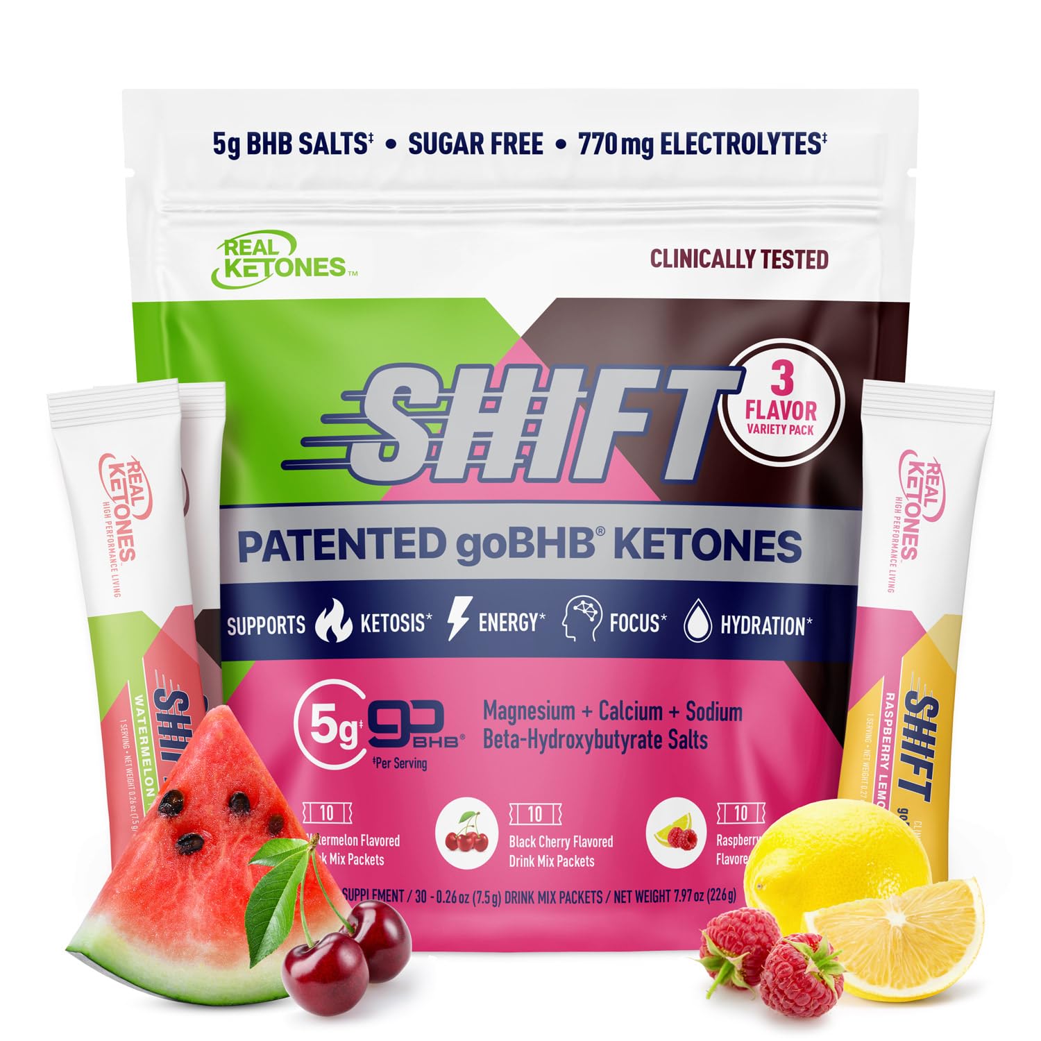 Real Ketones BHB Ketone Drink Mix with Electrolytes

