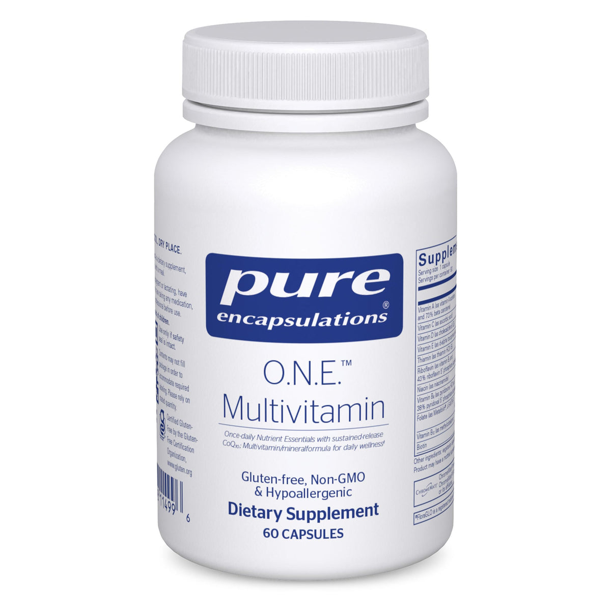 Pure Encapsulations O.N.E. Multivitamin - Once Daily Vitamin for Vision & Cognitive Health