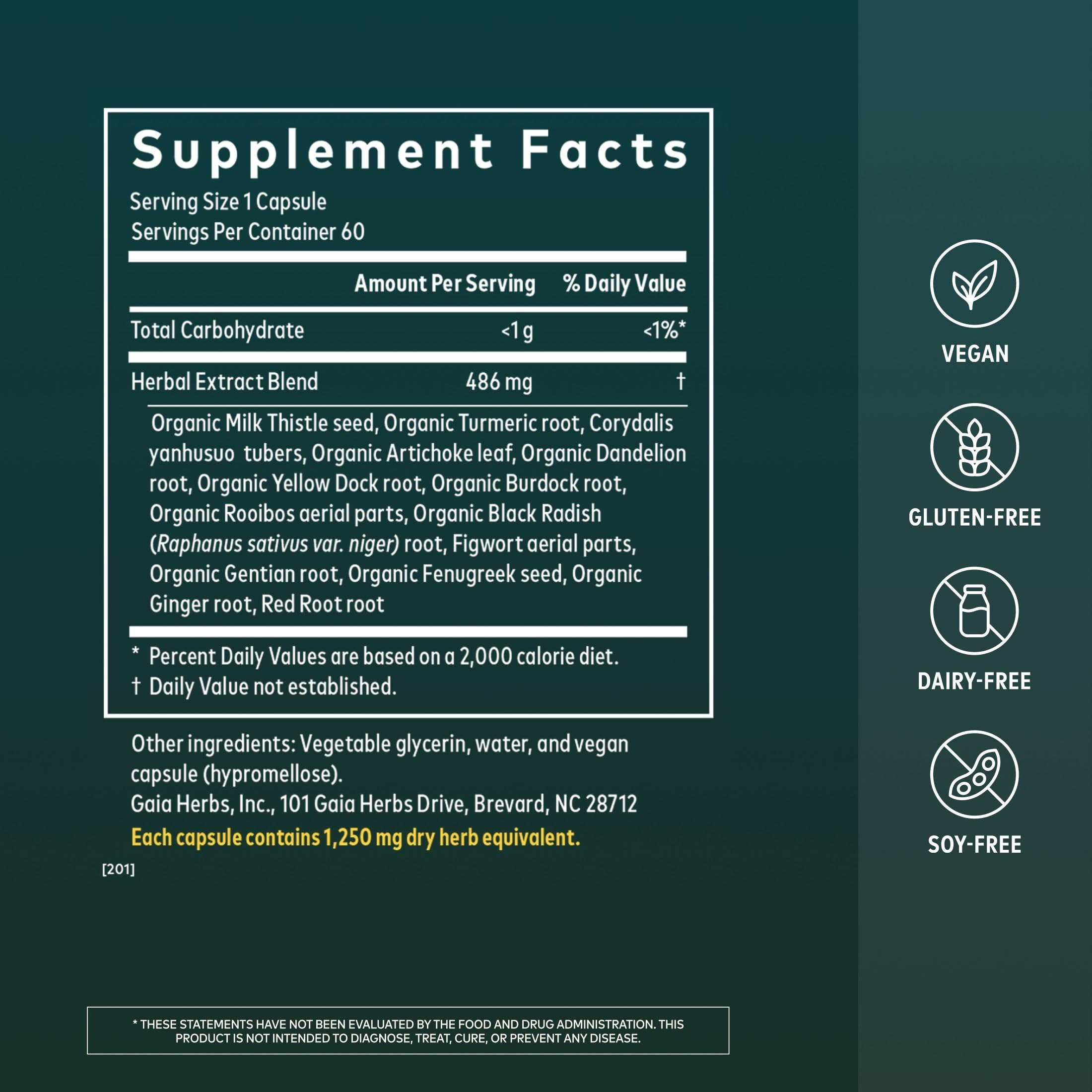Gaia Herbs Liver Cleanse - Herbal Liver Support


