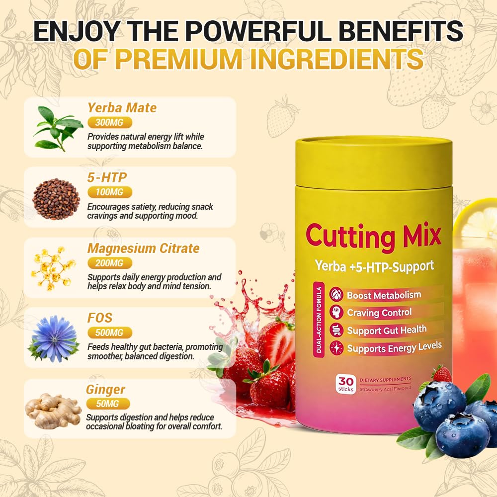 Cutting Drink Mix for Digestive Health & Energy

