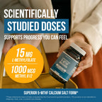 L-Methyl Folate 15mg + Methyl B12 Cofactor – 5-MTHF


