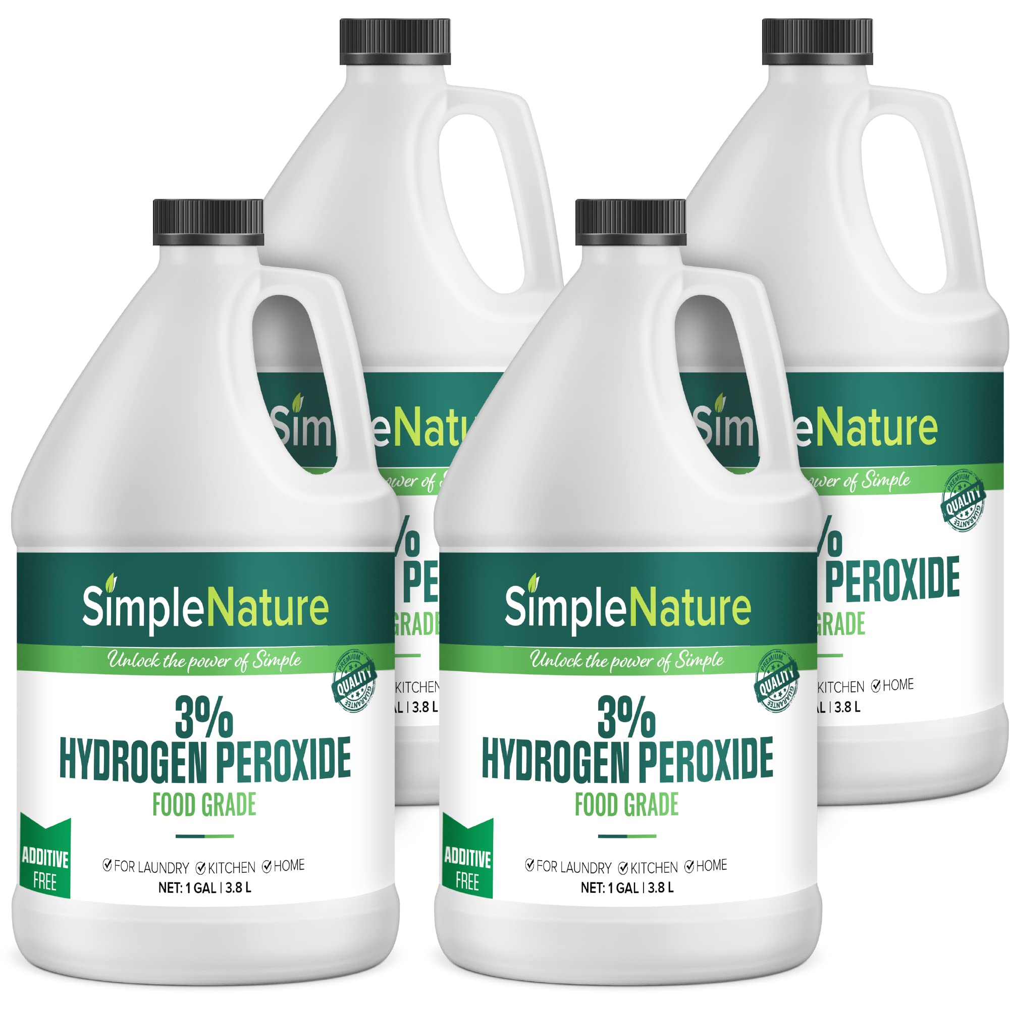 SimpleNature Food Grade Hydrogen Peroxide Solution Multipurpose Cleaner