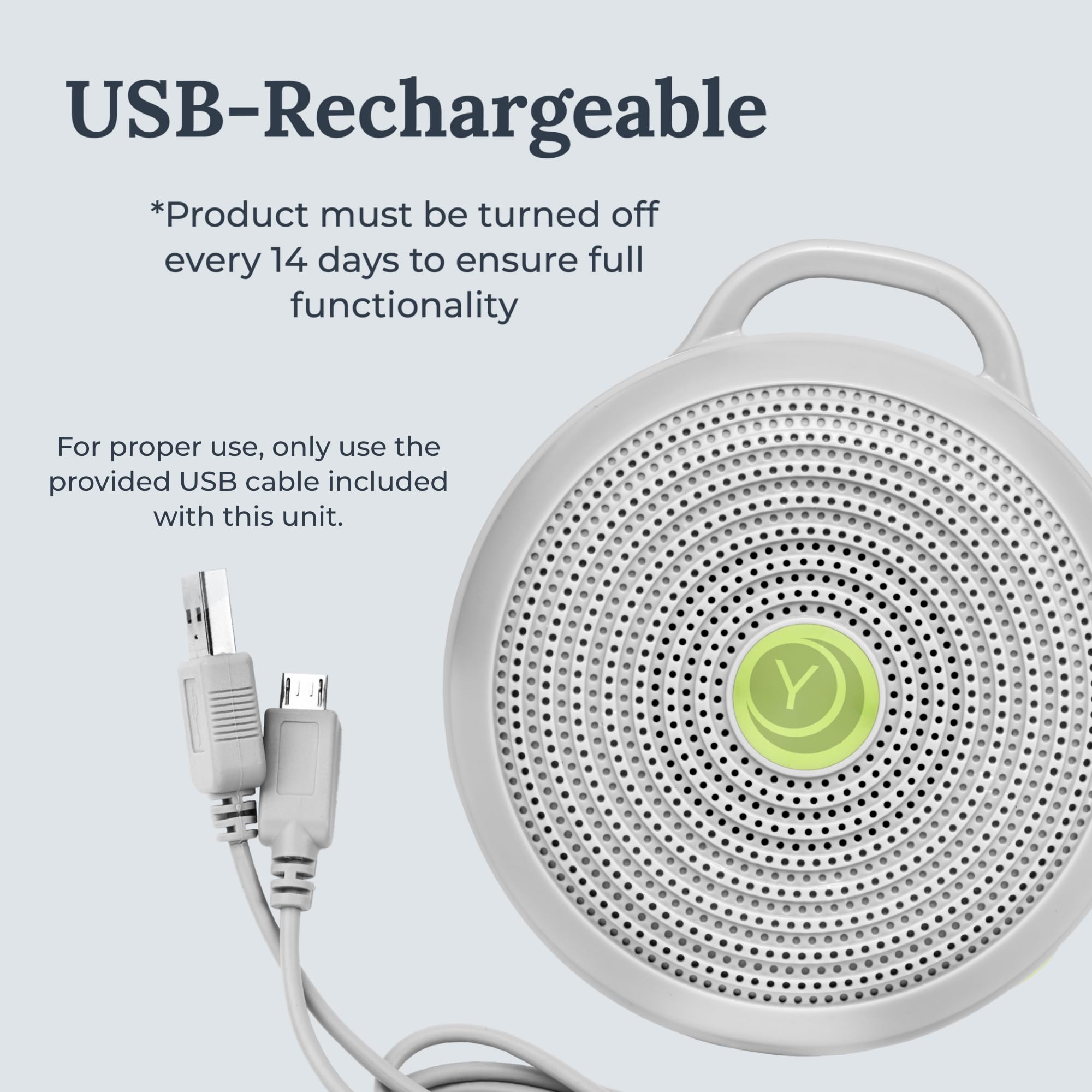 Yogasleep Hushh White Noise Sound Machine


