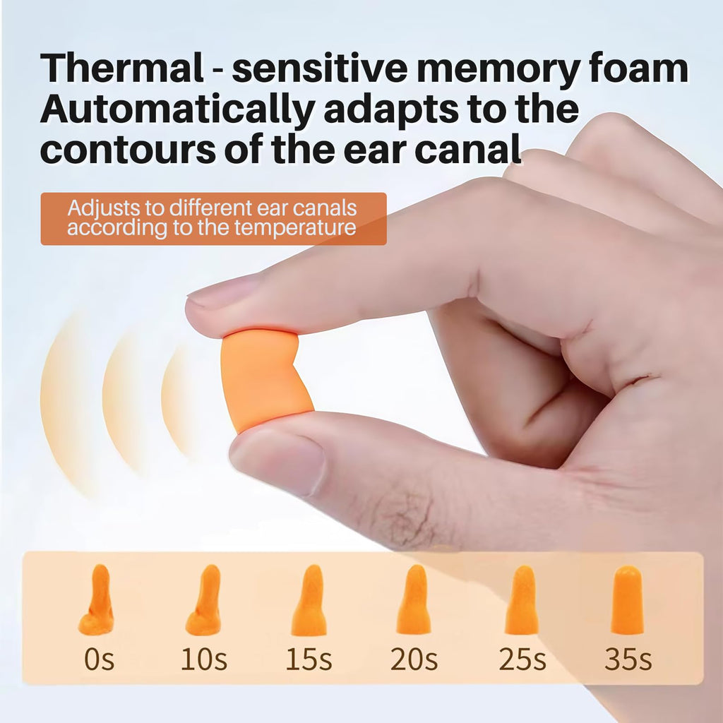 GOL-SIV Foam Ear Plugs with Cord | Hearing Protection


