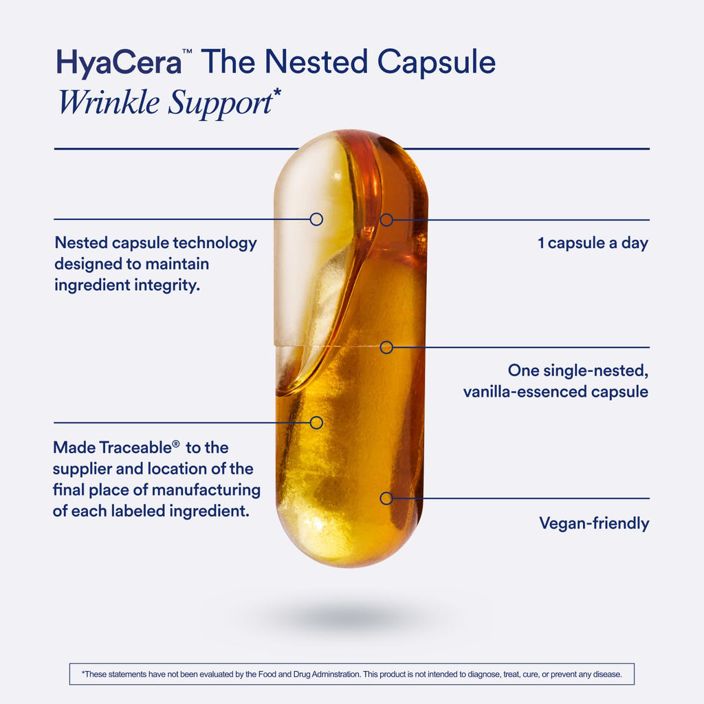 Ritual Hyaluronic Acid Skin Supplement with Hyabest Ceratiq


