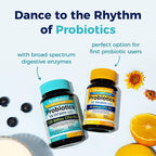NewRhythm Probiotics 120B CFU with Prebiotics & Enzymes

