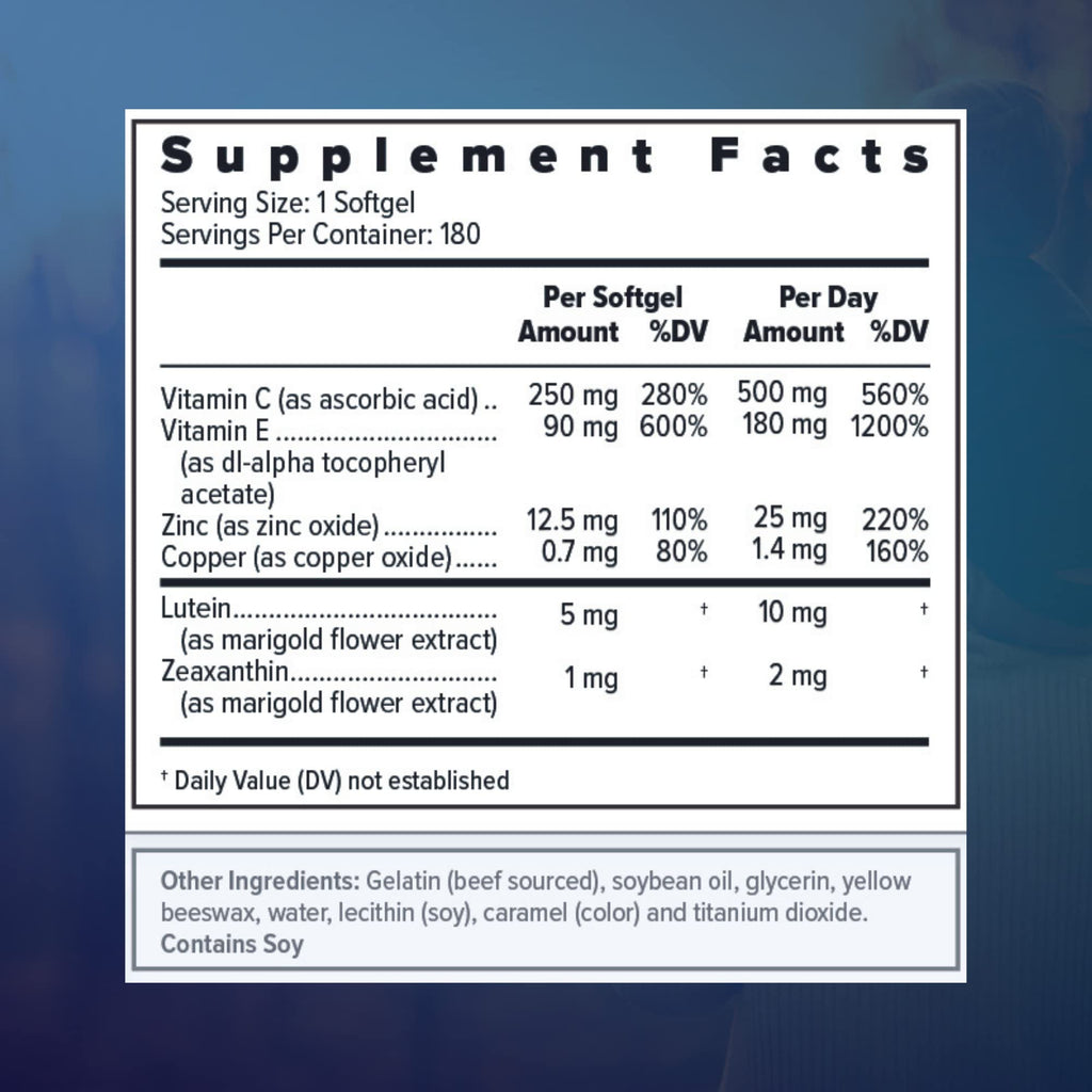 AREDS2 Eye Vitamin-Mineral Supplement | Focus Select

