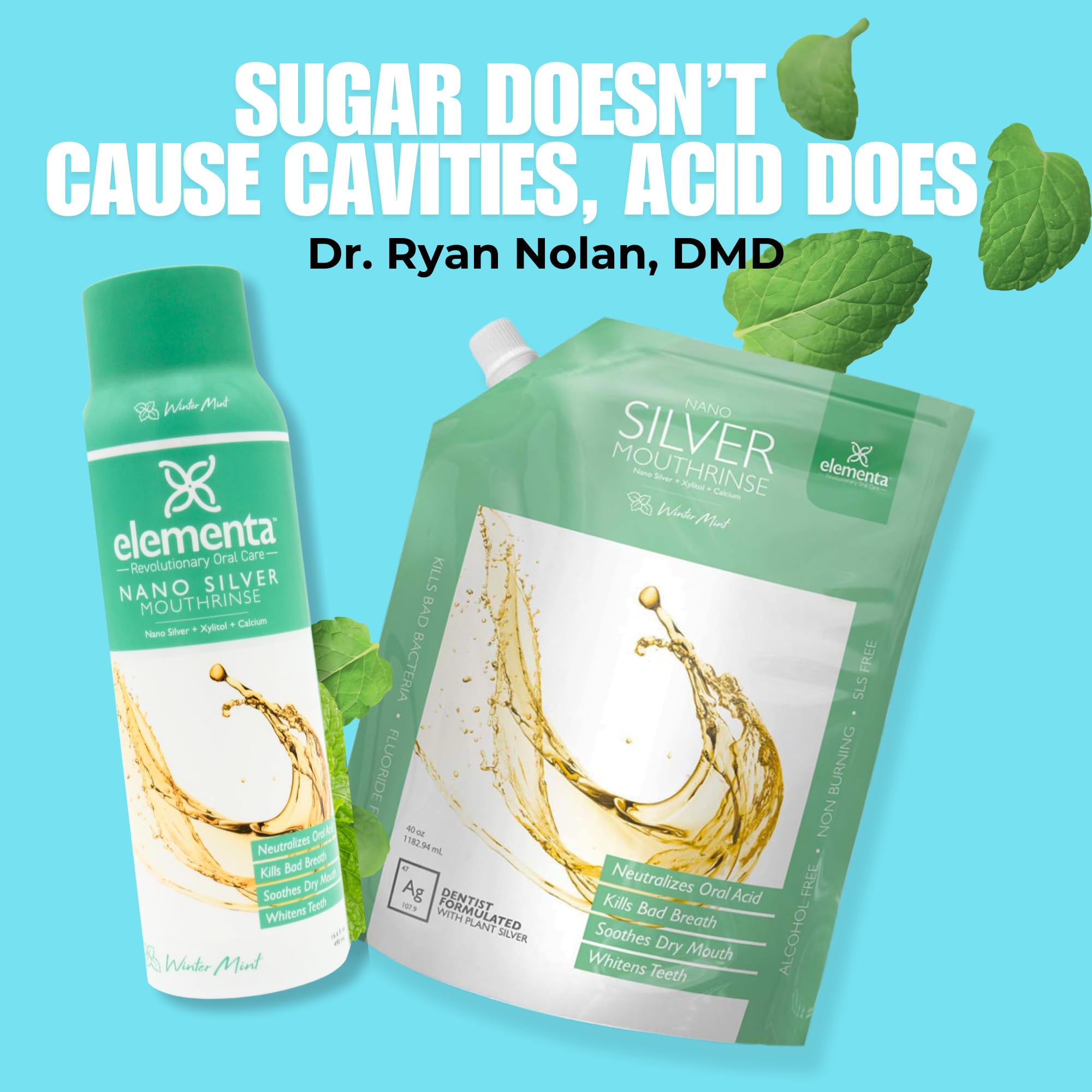 Elementa Silver Adult Mouth Rinse | Clinically Proven


