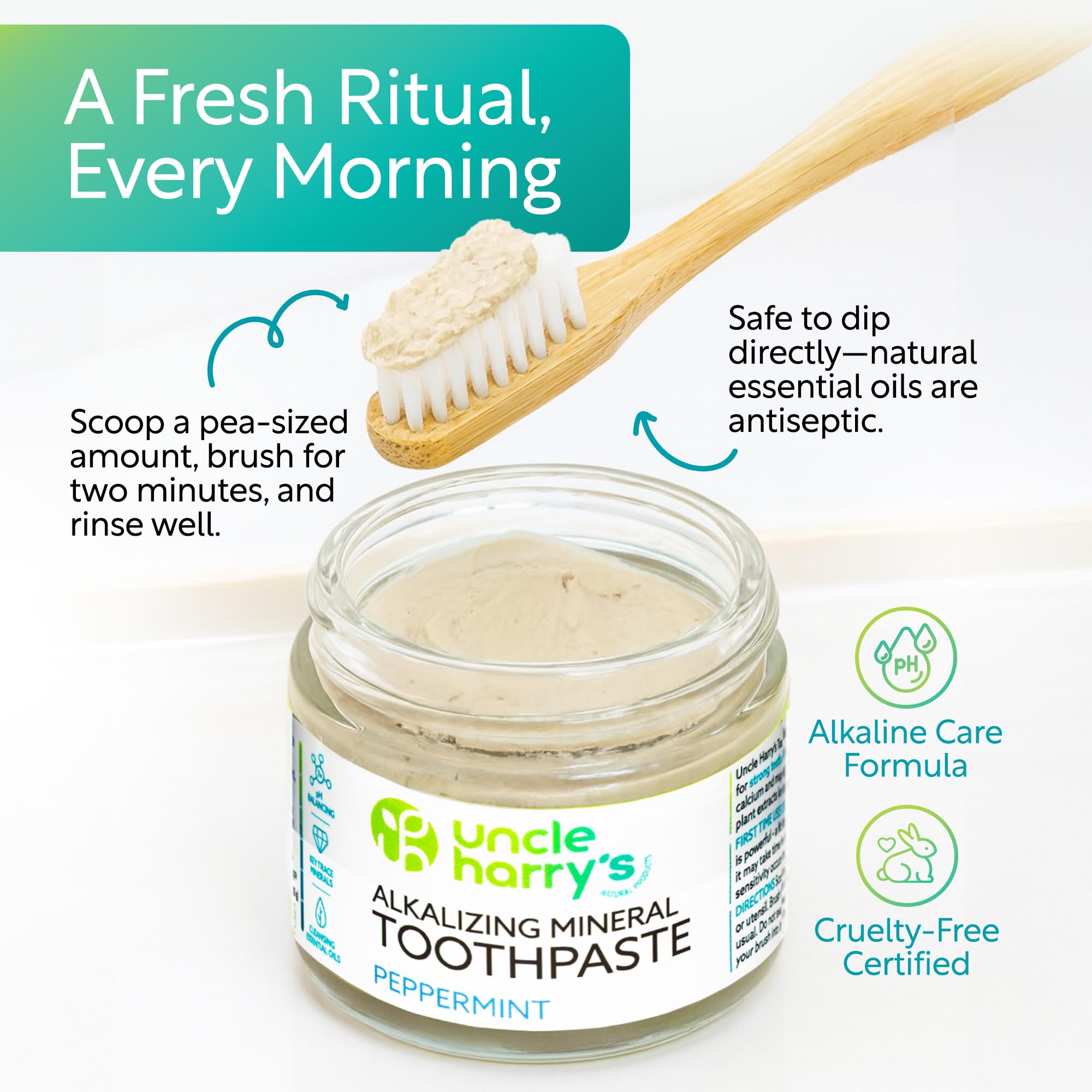 Uncle Harry's Remineralizing Toothpaste - Natural Whitening

