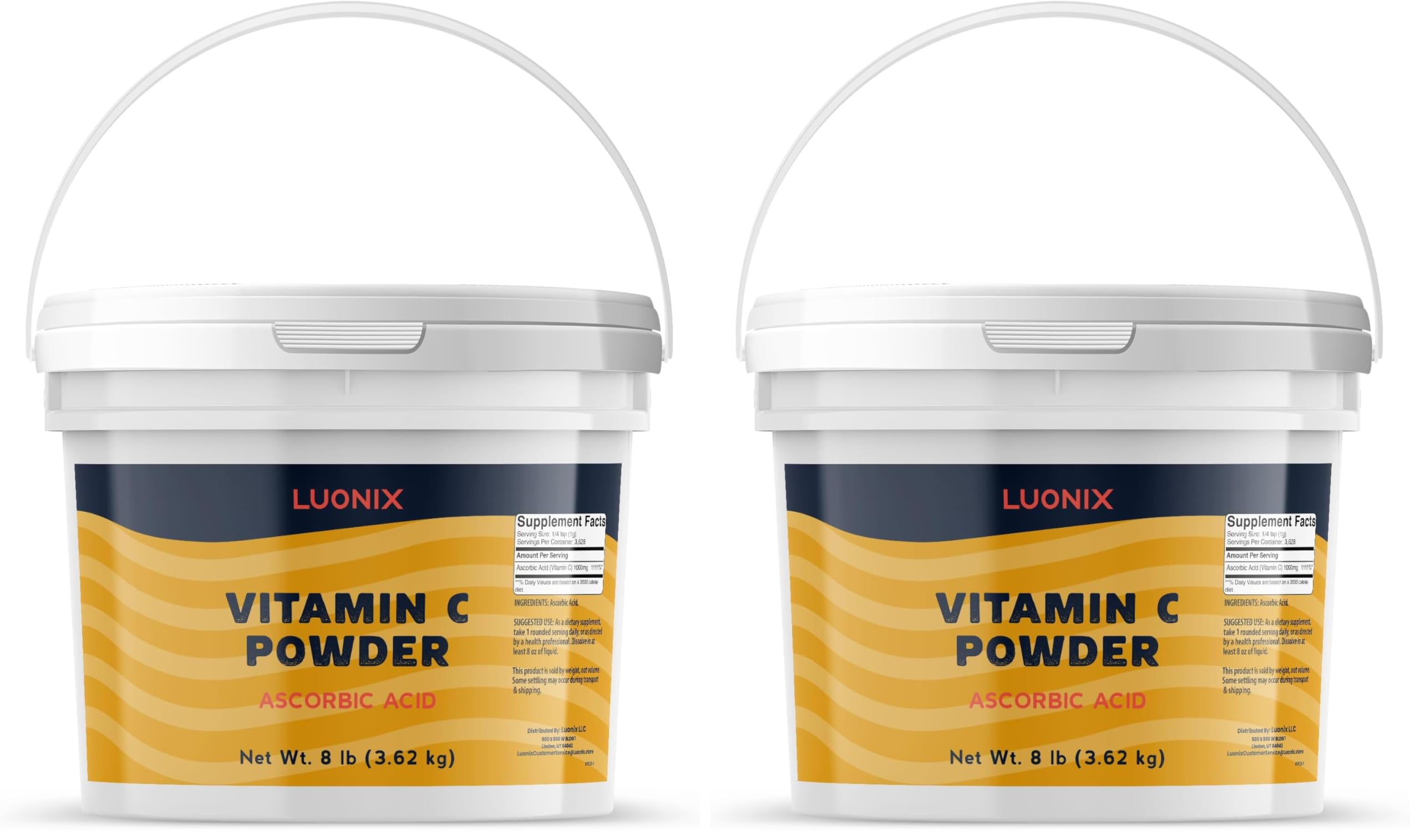 Luonix Vitamin C Powder, Dietary Supplement