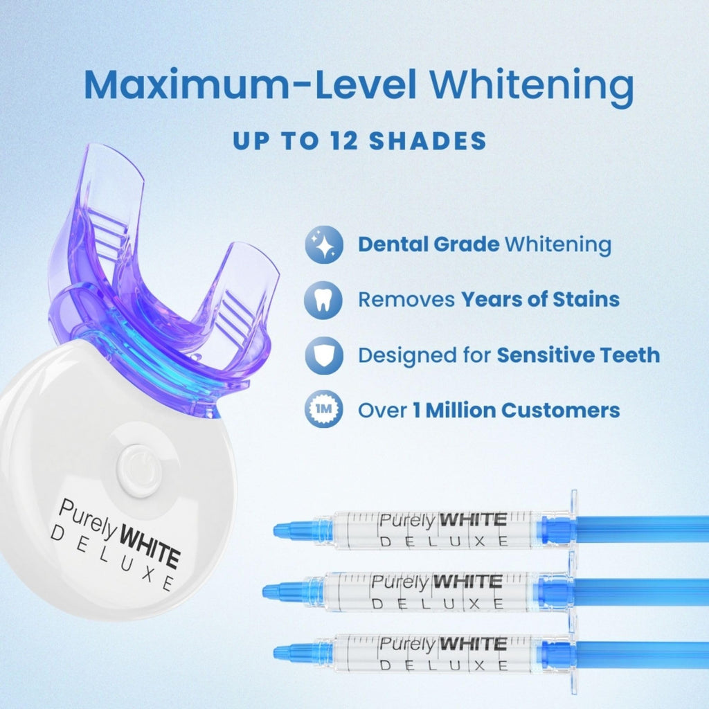 Teeth Whitening Kit by PurelyWHITE Deluxe

