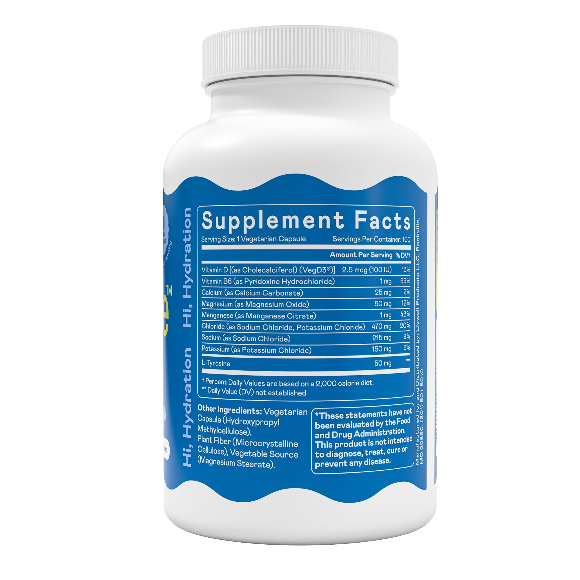 Hi-Lyte Electrolyte Capsules | Daily Hydration

