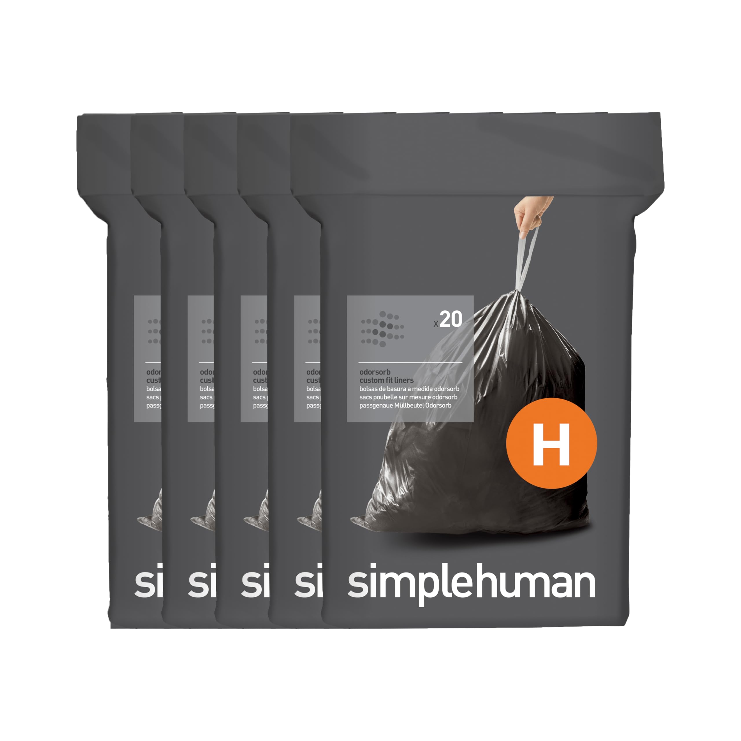 simplehuman Code H Odorsorb Liners

