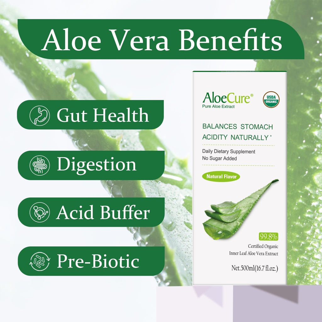 Aloe Vera Juice by AloeCure | USDA Organic

