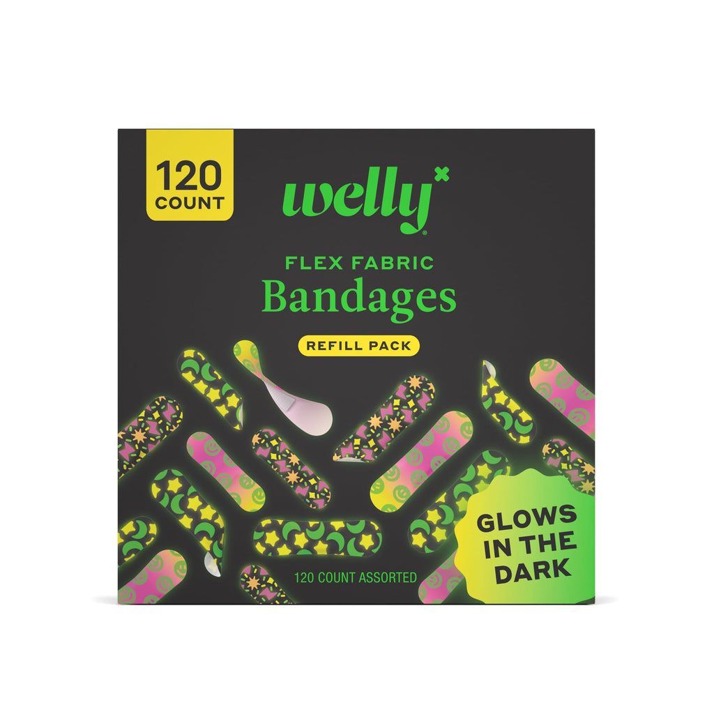 Welly Bandage Adhesive Flexible Fabric Bandages - Latex-Free