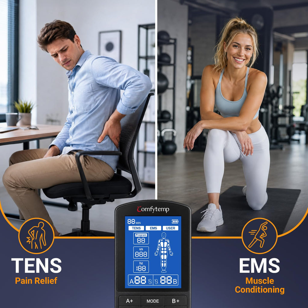 Comfytemp TENS Unit for Pain Relief and Therapy

