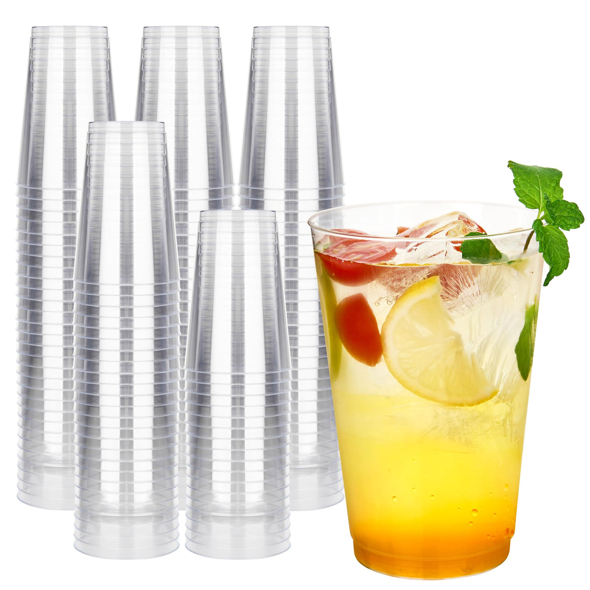 RACETOP Disposable Plastic Cups for Parties