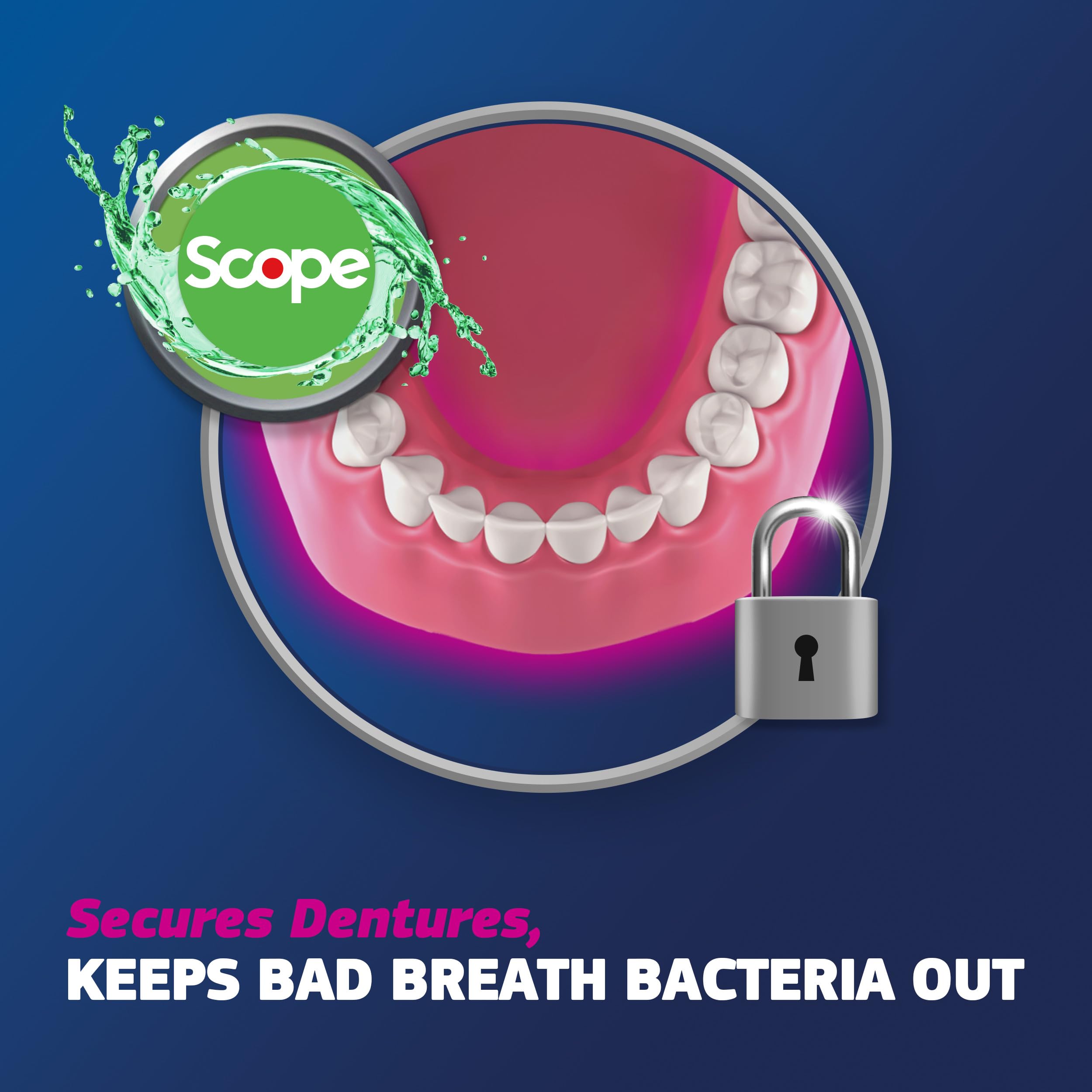Fixodent Plus Scope Denture Adhesive Cream | Strong Hold

