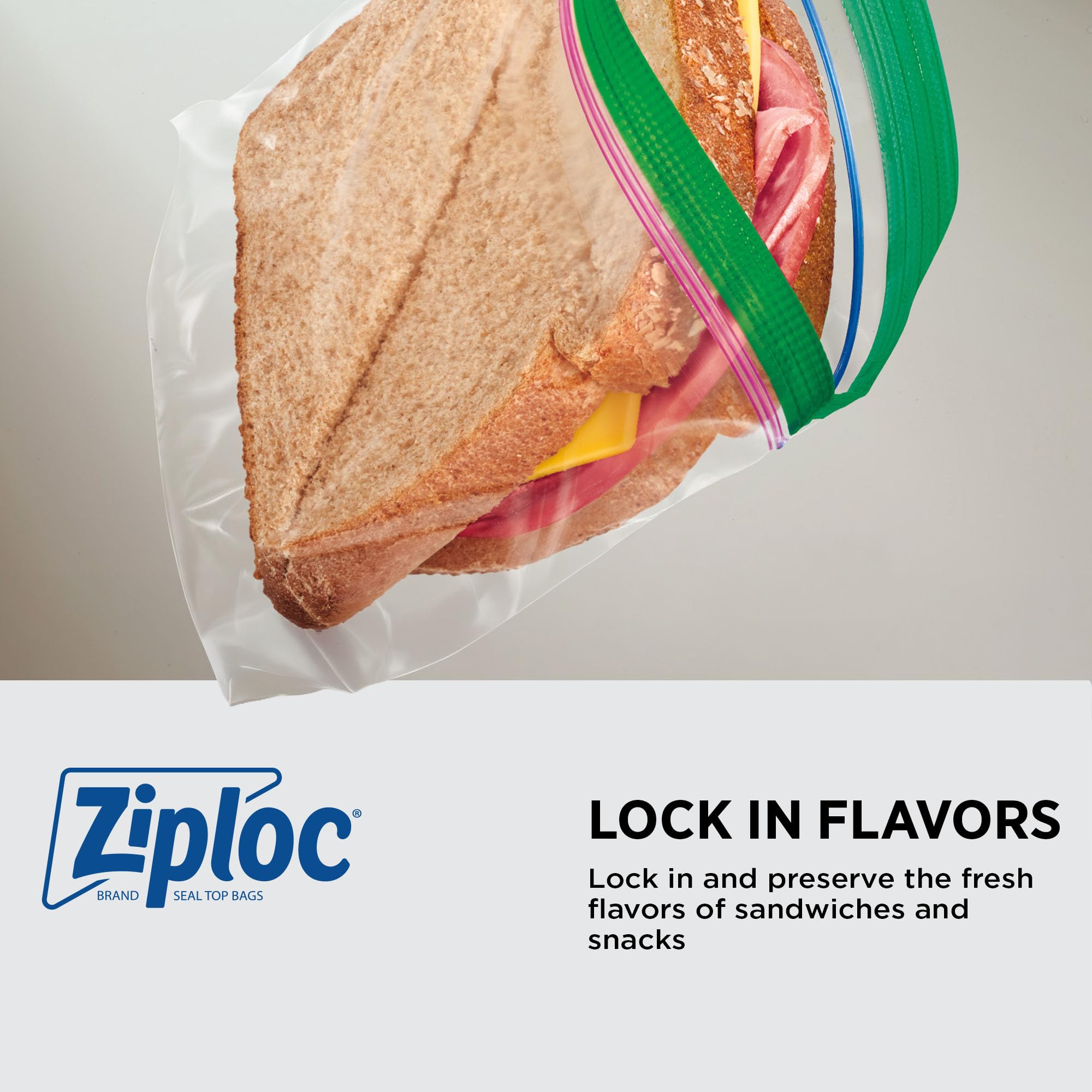 SC Johnson Ziploc Sandwich Bags - Easy Open Tabs

