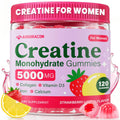 Creatine Gummies for Women with Collagen, D3 & Calcium