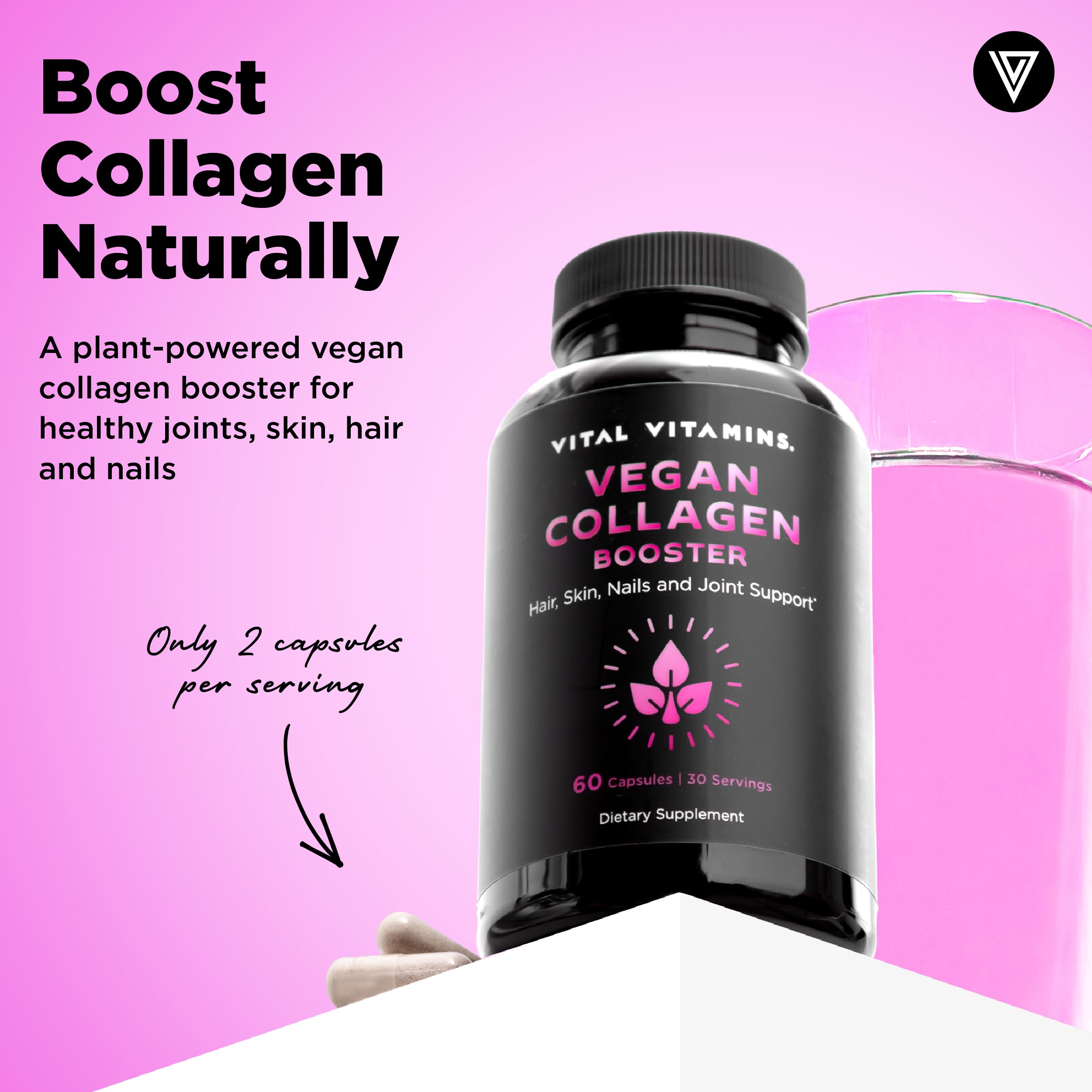 Vital Vitamins Vegan Collagen Booster - Hair Support

