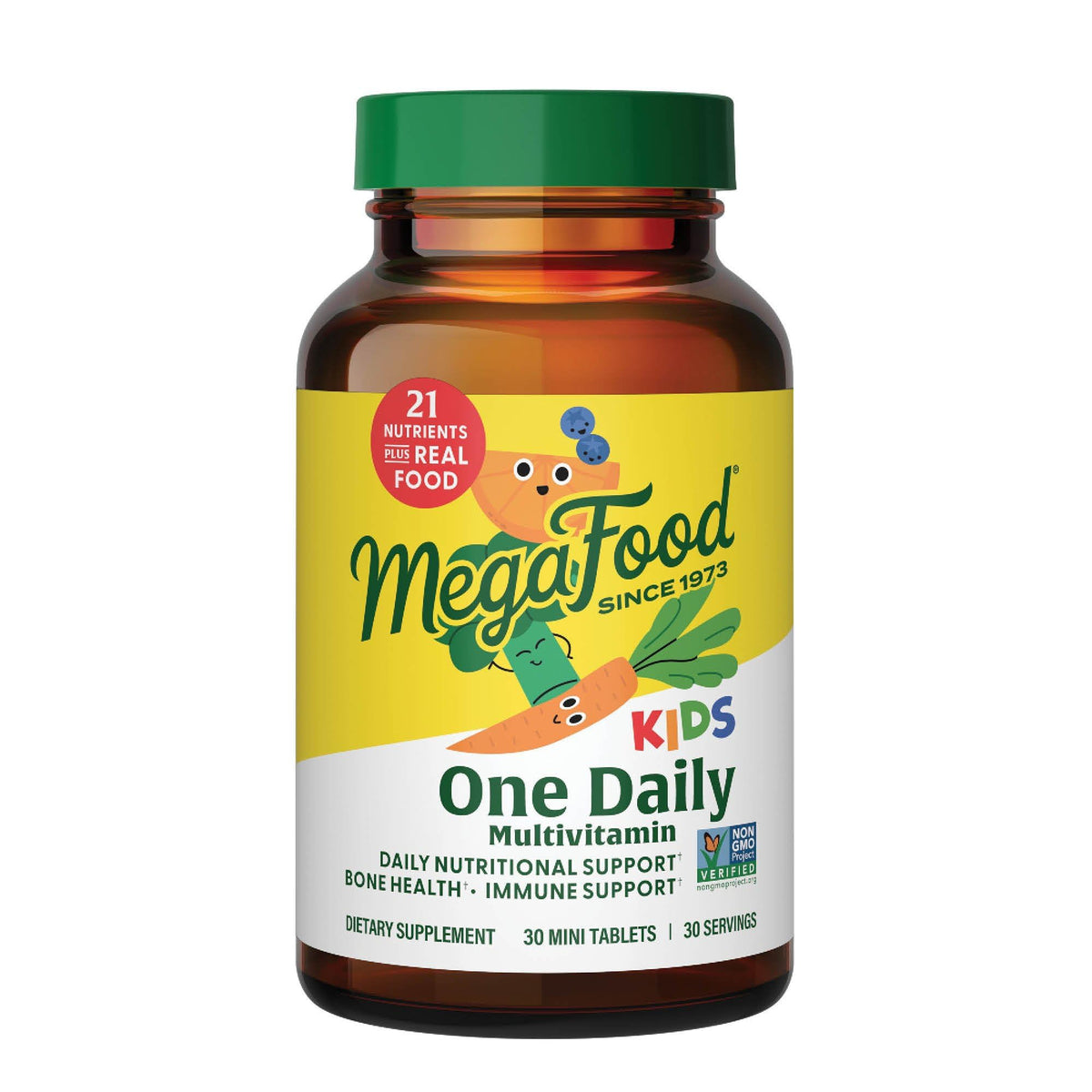 MegaFood Multivitamin for Kids – One Daily Mini Tablet