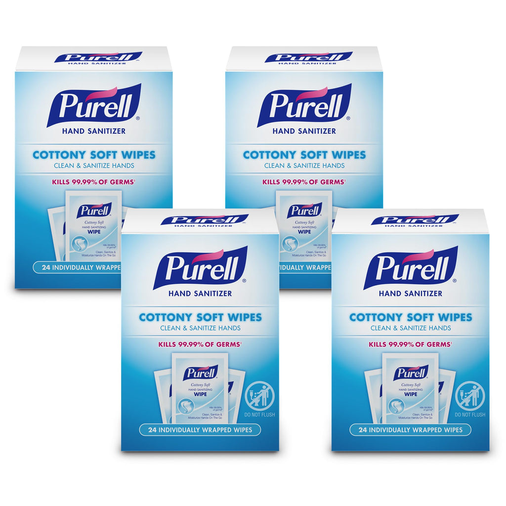 PURELL Cottony Soft Hand Sanitizing Wipes - Gentle on Skin

