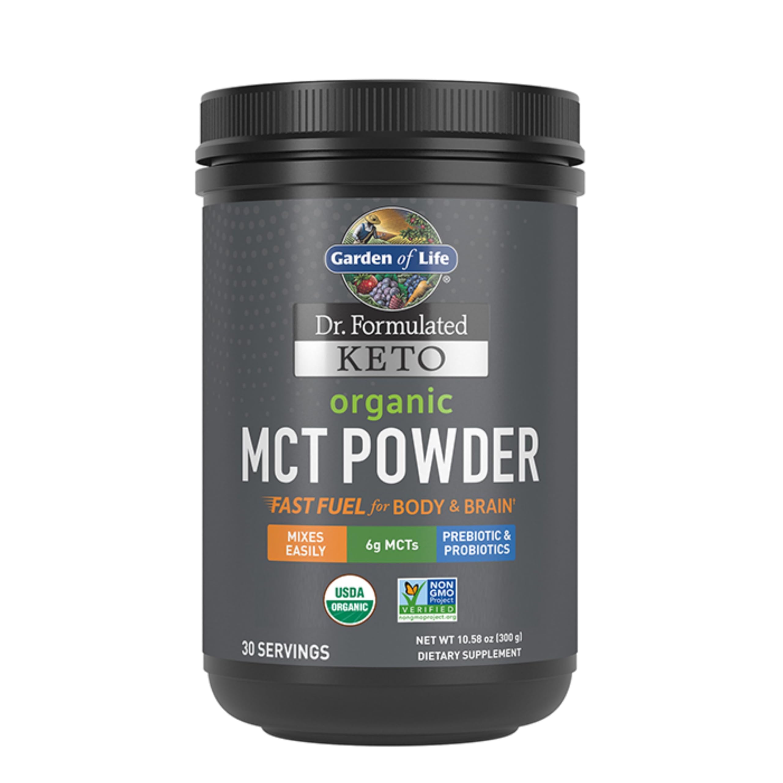Garden of Life Organic MCT Powder with Coconut MCTs

