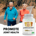Black Seed Oil Capsules 1000mg Organic Cold Pressed

