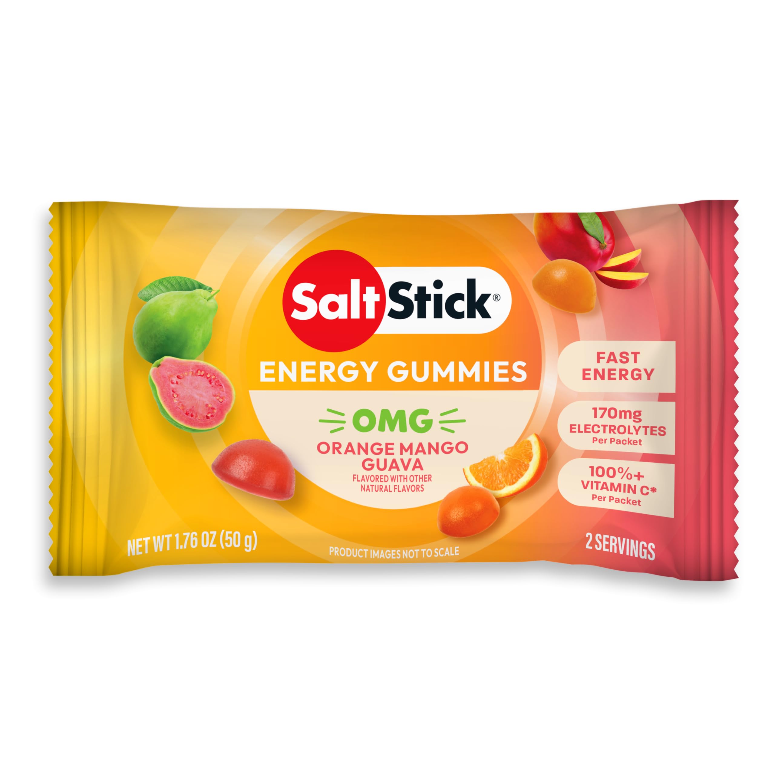 SaltStick Energy Gummies with Electrolytes - Caffeine Free