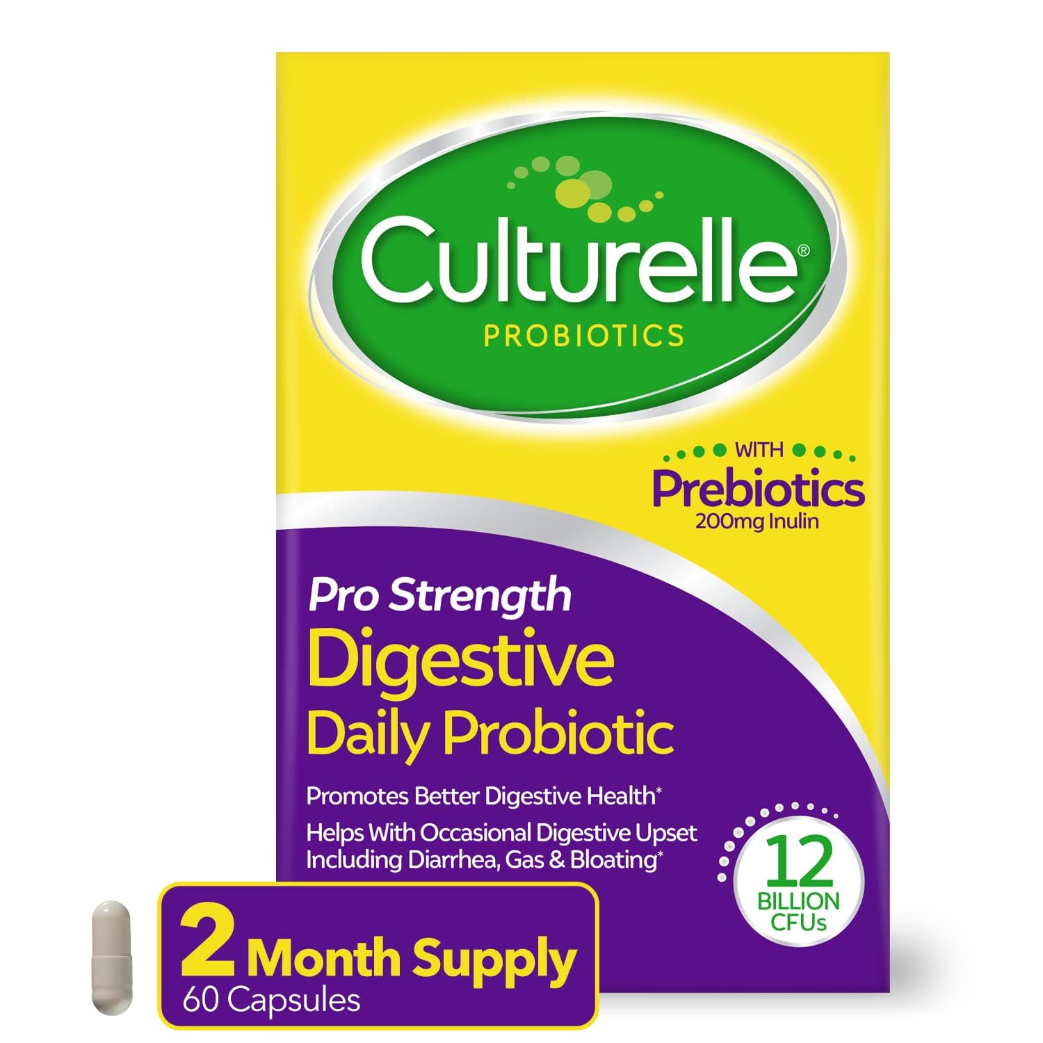 Culturelle Pro Strength Daily Probiotics for Digestive Health

