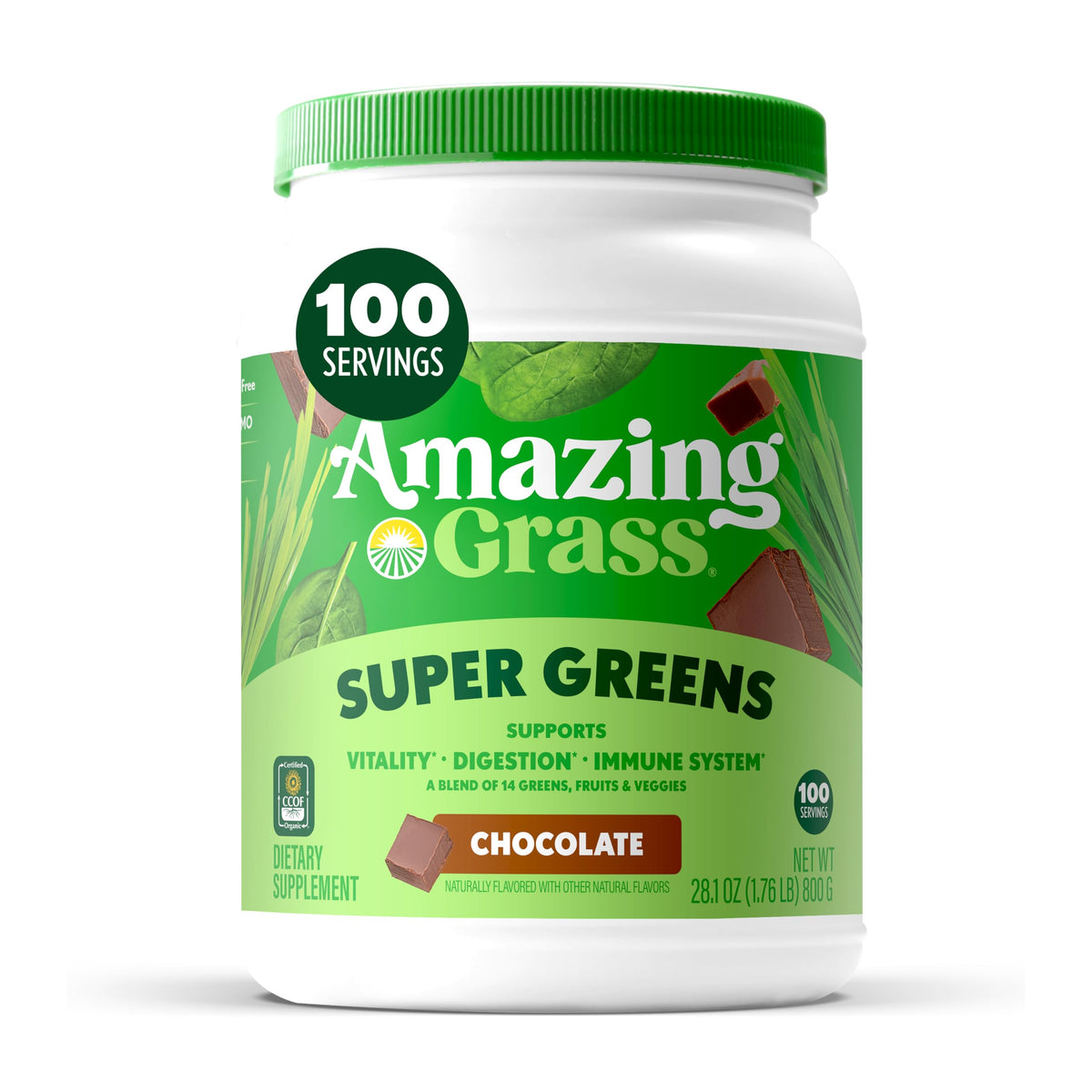 Amazing Grass Super Greens Organic Greens Supplement